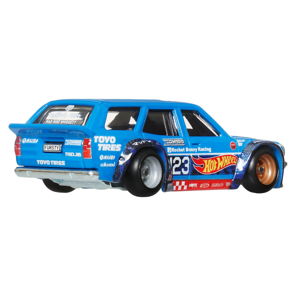 Hot Wheels Premium Car Culture Made Mike Mazda RX-3 Wagon/Remorque