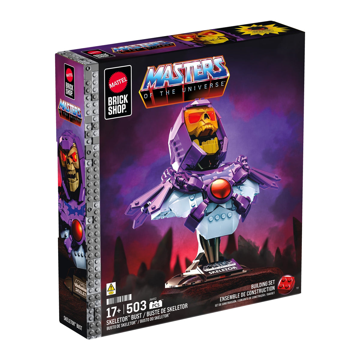 Mattel Brick Shop Masters of the Universe Buildable Skeletor Bust
