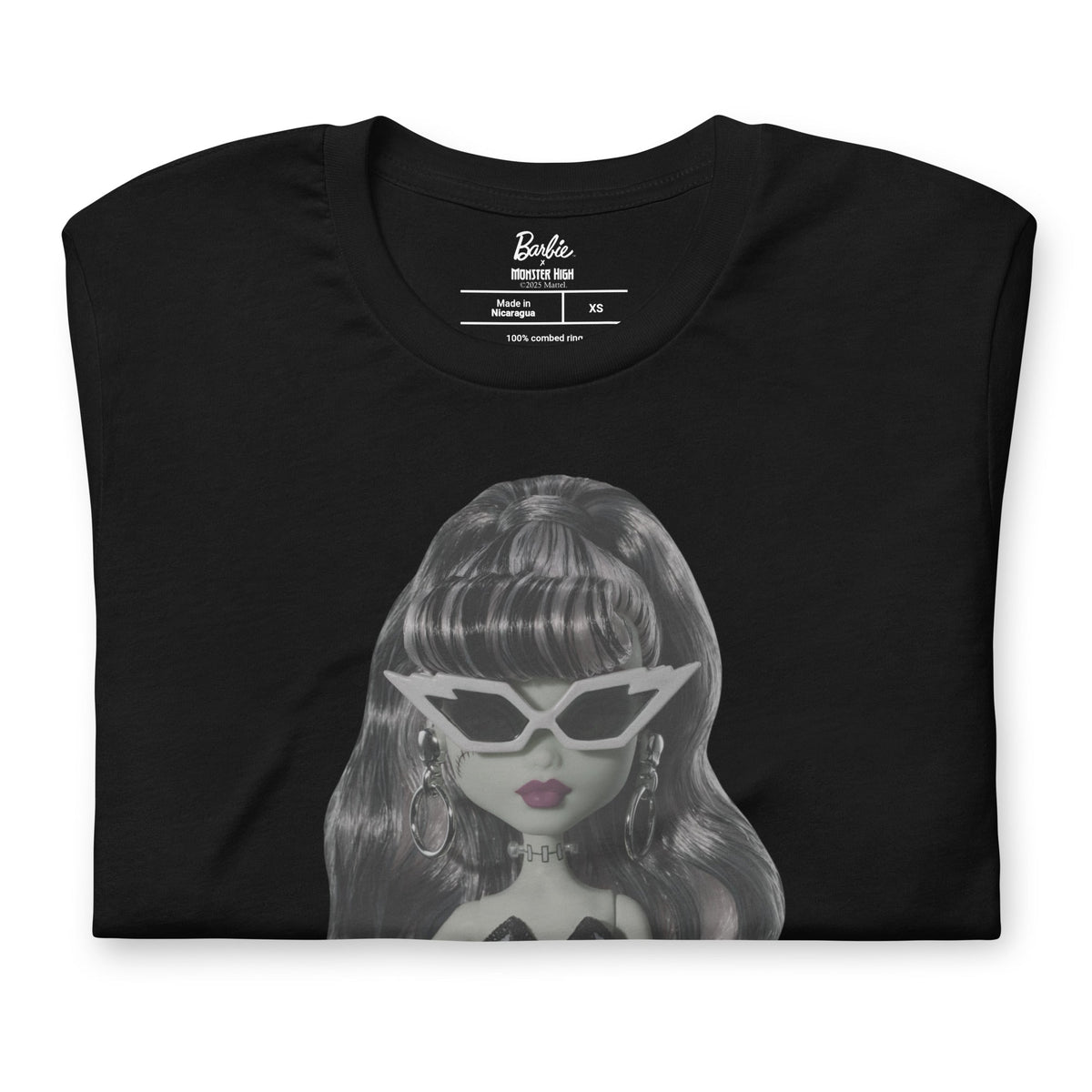 Monster High Barbie Frankie Barbie Black T-shirt